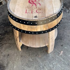 Whisky Barrel Side Table