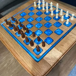 Whisky Barrel chessboard