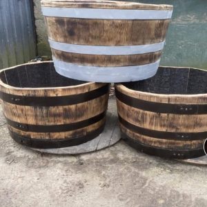 Whisky Barrel Planter