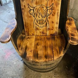 Whisky Barrel Wine Barrel Chair